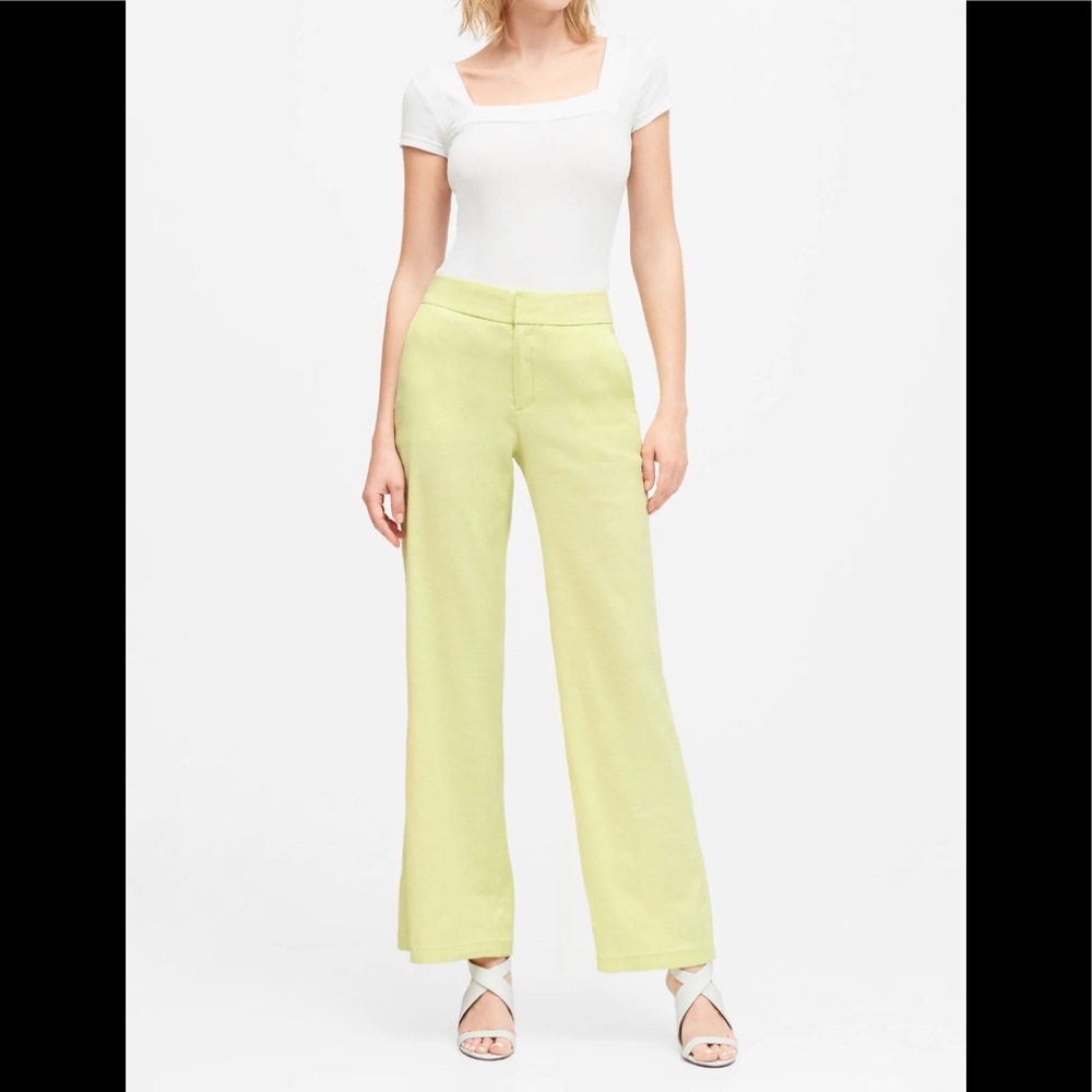 New Banana republic wide leg pants, size 6p